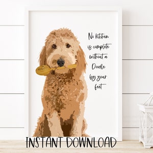 Download istantaneo di Goldendoodle, Arte della cucina SOLO PER USO PERSONALE