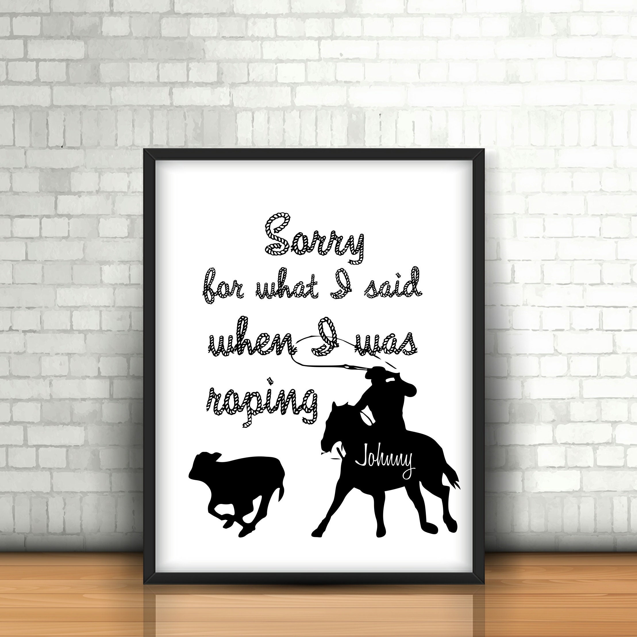 Team Roping Qoute Calf Rope Saying