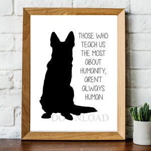 German Shepherd Instant Download, German Shepherd Digital Print, German Shepherd Wall Decor, German Shepherd JPG, Dog Lover Gift