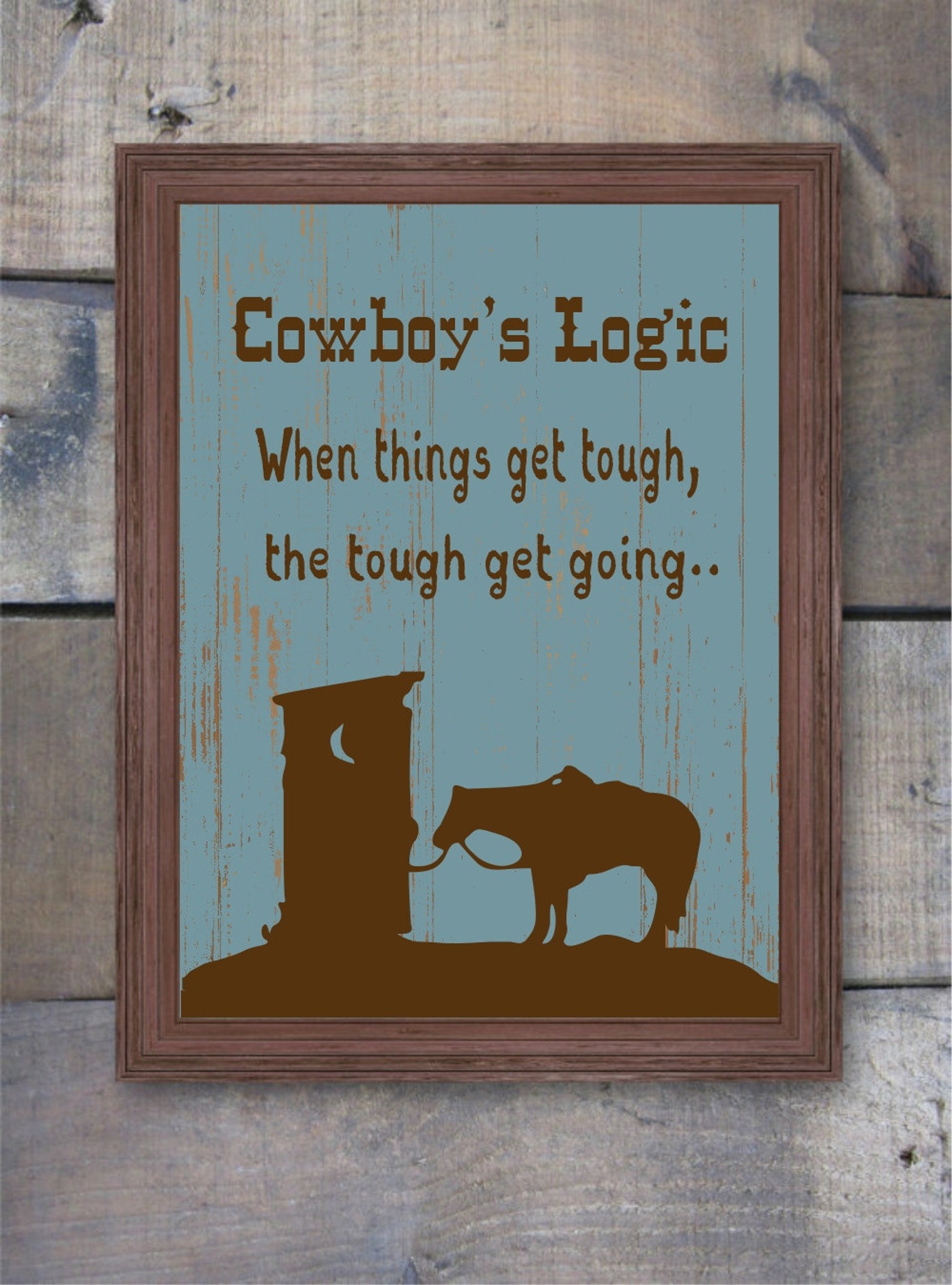 Bathroom Art Western Decor Western Bathroom Wall Art Cowboy | Etsy