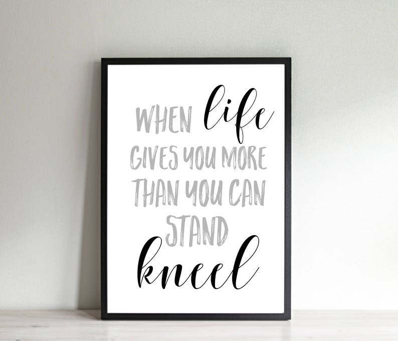Christian Printable Art Inspirational Quote Bible Quote Etsy