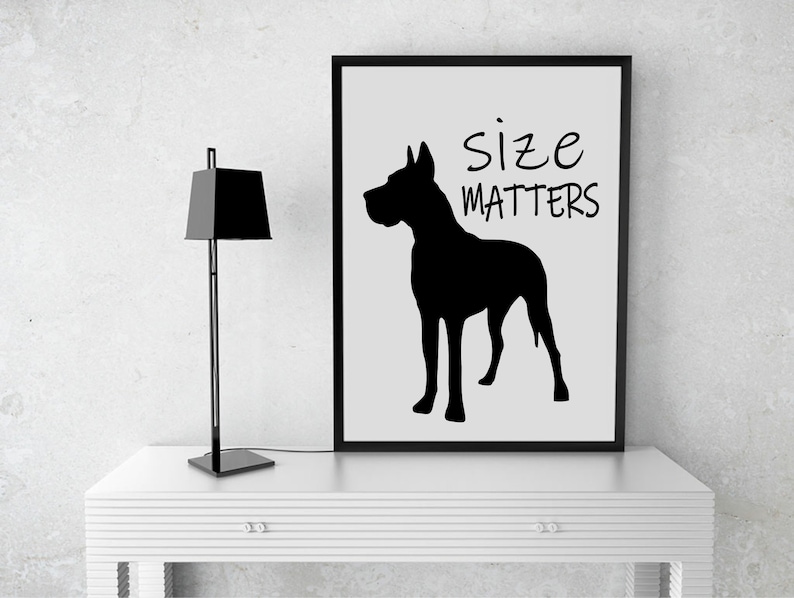 Great Dane Art Print Great Dane Gift Wall Decor Home Decor | Etsy