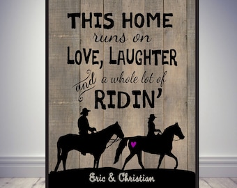 Western Wedding, Western Print, Personalized Wedding Gift, Couple's Gift, Cowboy Gift, Cowgirl Gift, Rustic Decor, Country Western Decor