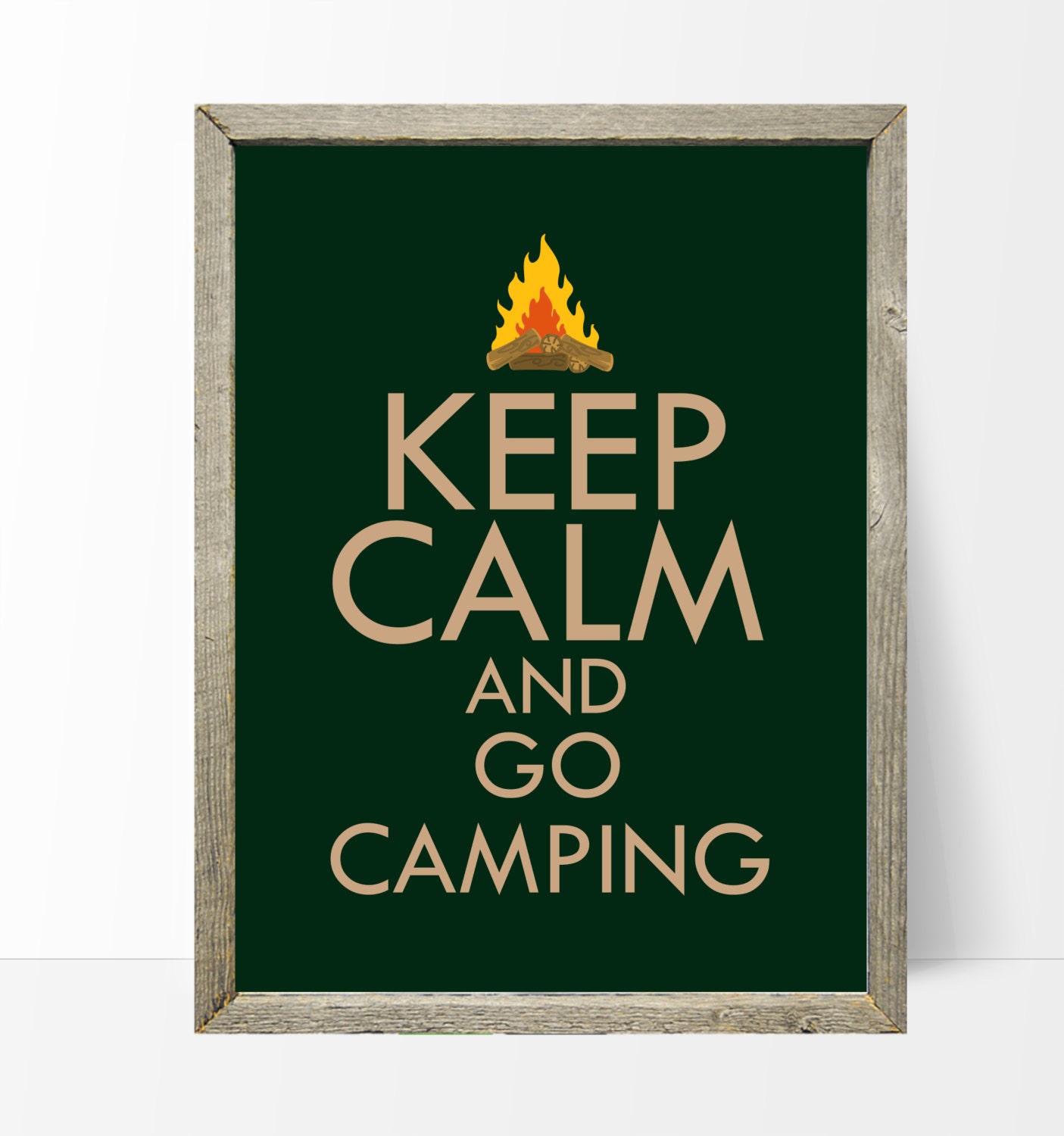 Keep Calm and Go Camping Camping Sign Printable wall art | Etsy
