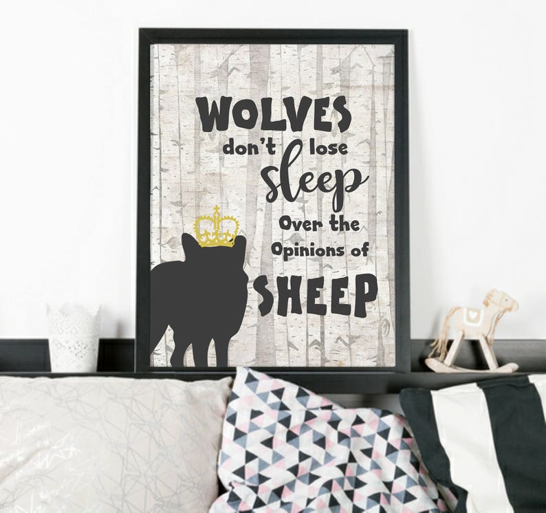 Wolf Print Wolf Decor Wolf Nursery Decor Wolf Gifts Wolf Etsy