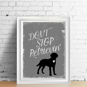 Labrador Retriever Gift, Labrador Retriever Art Print, Black Lab Dog Print, Dog Lover Gift, Retriever Dog, Labrador Wall Decor