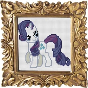 PDF Pattern - My Little Pony Friendship is Magic - Rarity&#39;s Glance