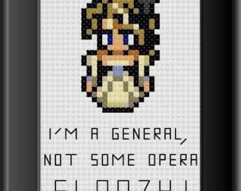 PDF Pattern - Final Fantasy III - Celes - "I'm a general, not some opera floozy"