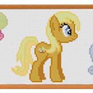 PDF Pattern - My Little Pony - Lily Valley, Apple Cobbler, & Shoeshine