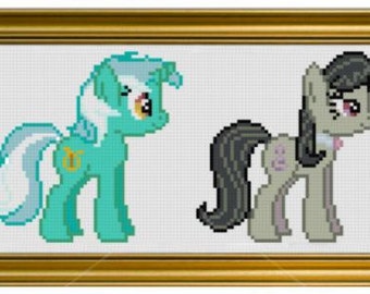 PDF Pattern - My Little Pony - Lyra Heartstrings & Octavia