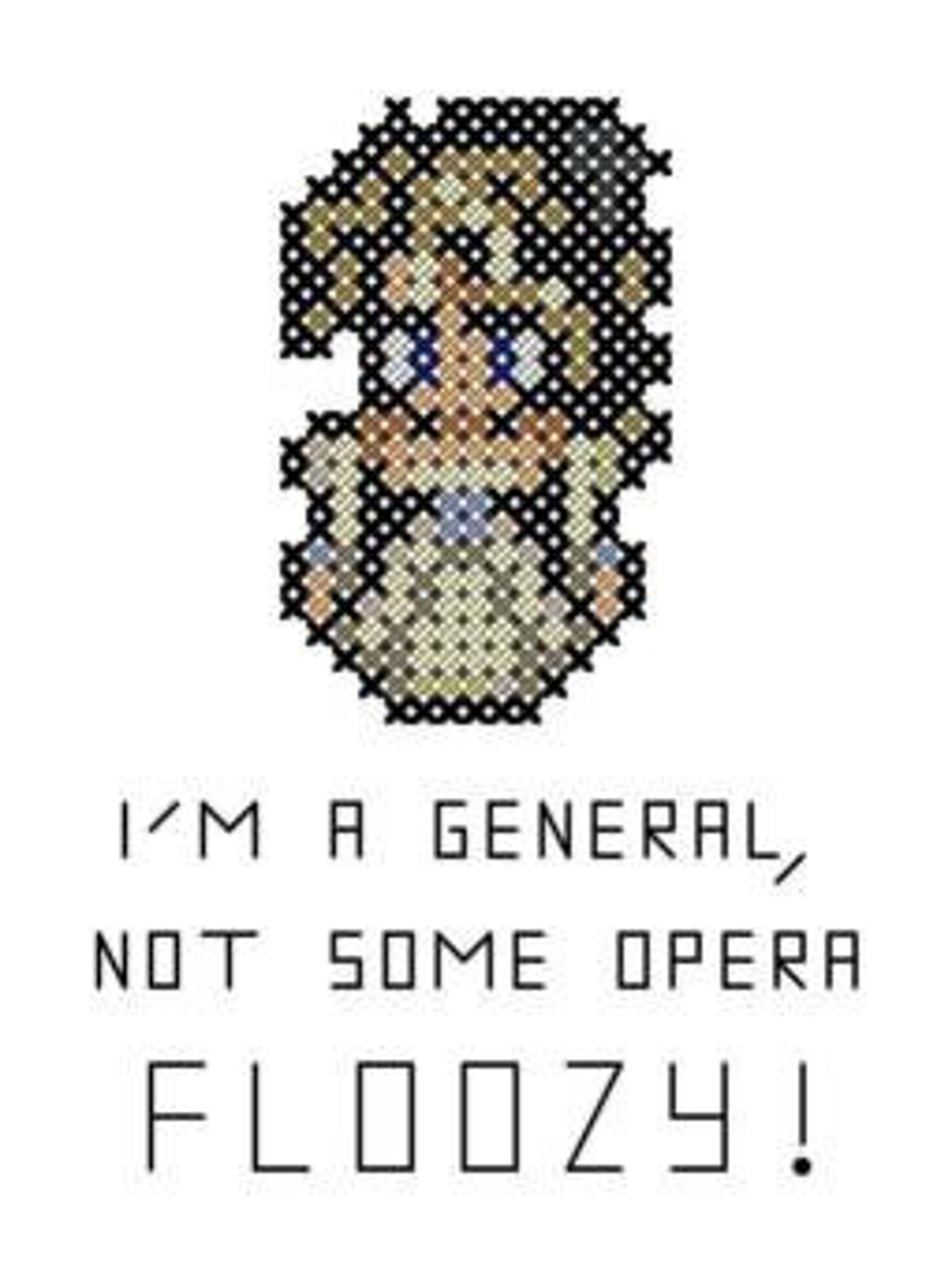 PDF Pattern Final Fantasy III Celes i'm a General, Not Some Opera