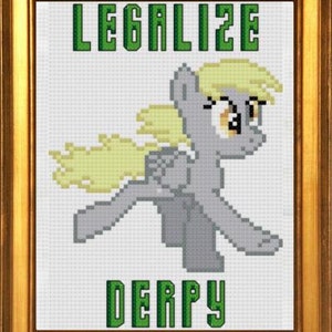 PDF Pattern - My Little Pony Friendship is Magic - Legalize Derpy