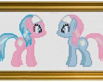 PDF Pattern - My Little Pony Spa Ponies (Aloe and Lotus Blossom)