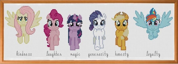 PDF Pattern - My Little Pony - Elements of Harmony - Etsy