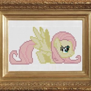 PDF Pattern - My Little Pony Friendship is Magic - Kneeling Fluttershy
