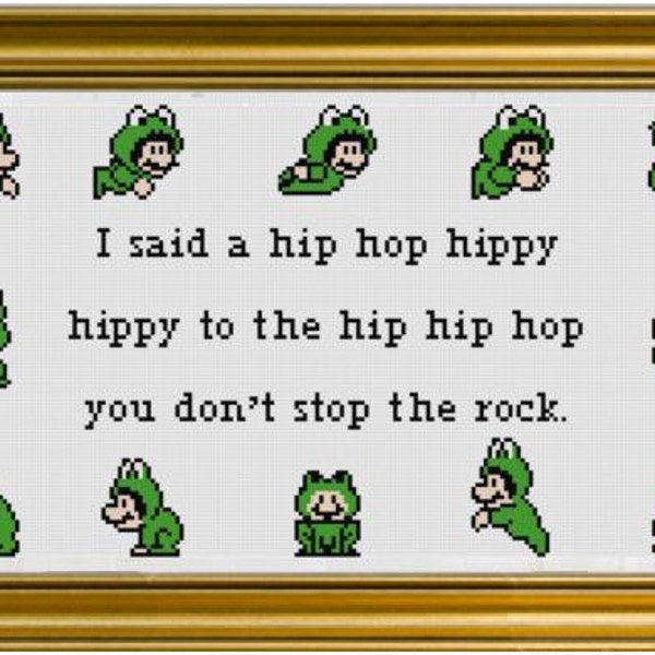 PDF Pattern - Hip Hop Hippy (Frog Suit Mario)