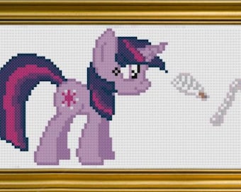 PDF Pattern - My Little Pony Friendship is Magic - Twilight Sparkle Writes