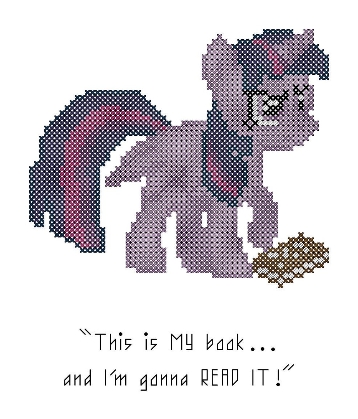 PDF Pattern - My Little Pony Friendship is Magic - Reading With ...