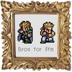 PDF Pattern - Final Fantasy III - Edgar & Sabin - &quot;Bros for Life&quot;
