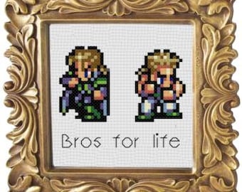 PDF Pattern - Final Fantasy III - Edgar & Sabin - "Bros for Life"