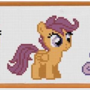 PDF Pattern - My Little Pony Cutie Mark Crusaders (Apple Blossom, Scootaloo, & Sweetie Belle)