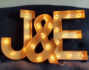 light up letters etsy