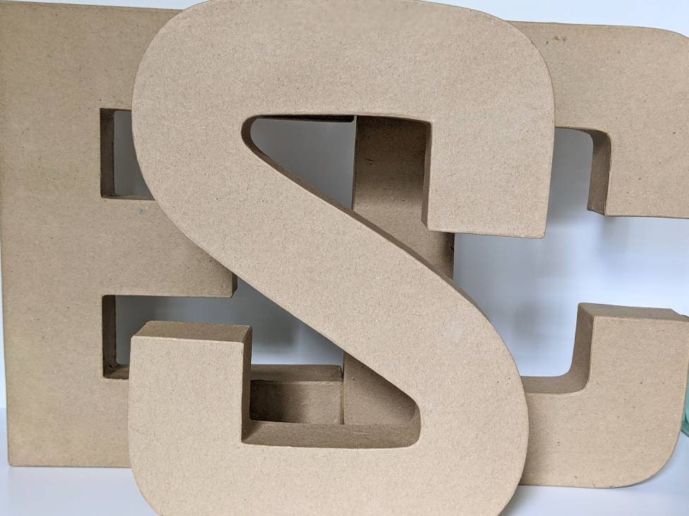 12-paper-mache-craft-letters-initials-party-supplies-etsy