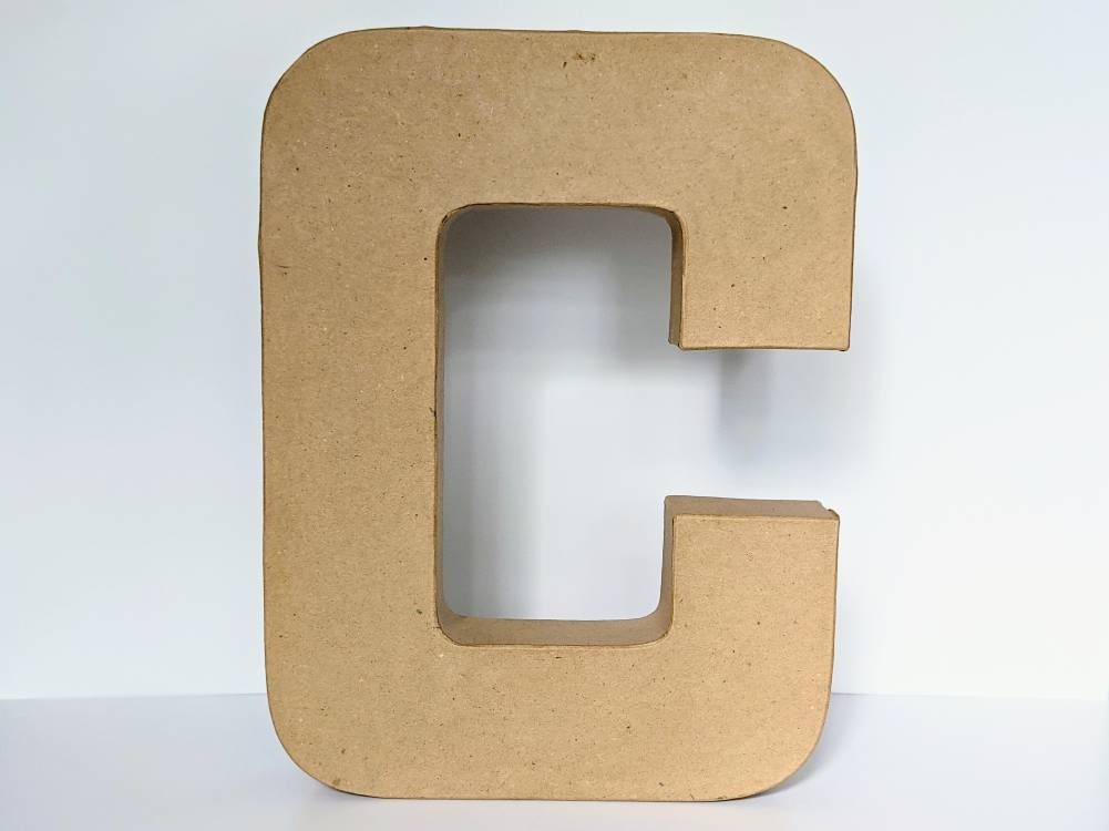 LARGE CARDBOARD PAPIER MACHE LETTERS 20.5CM 8 INCH Paper Craft