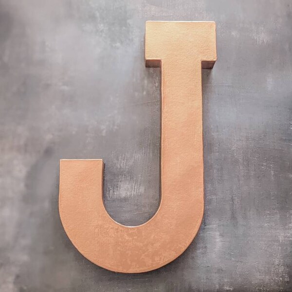 Paper Mache Letters Etsy