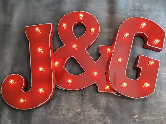 Custom Light Up Marquee Letters Sign Maker