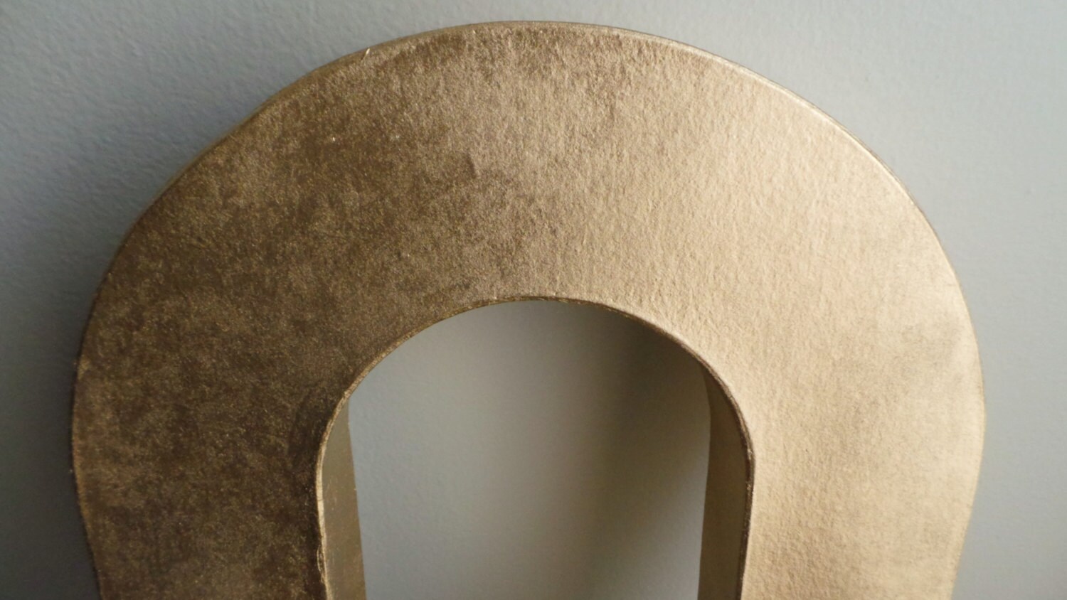 Faux Gold Paper Mache Letters 8 12 or 16 Etsy