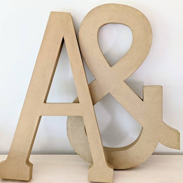 Paper Mache Letters Etsy