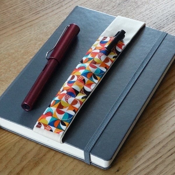 Fabric Bookmark With Elastic Etsy