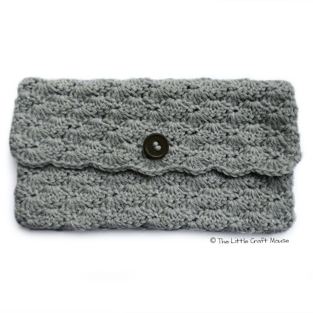 crochet shell stitch bag
