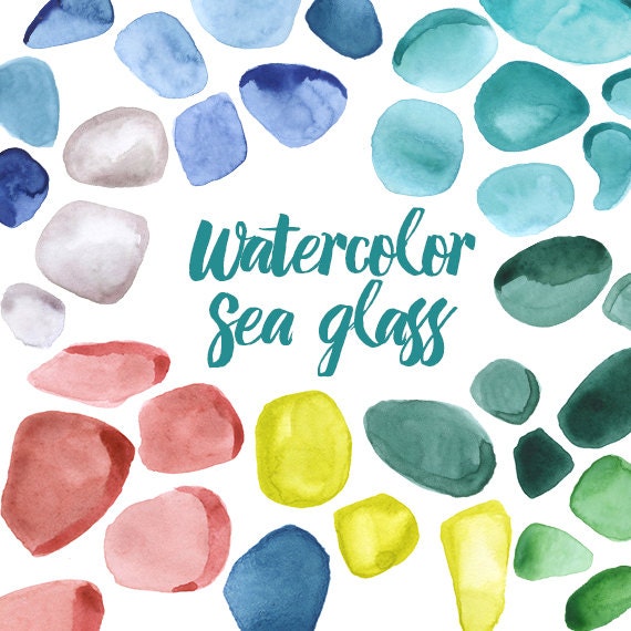 New age art Watercolor Geodes Gemstone Slices Clipart Geode Clip Art