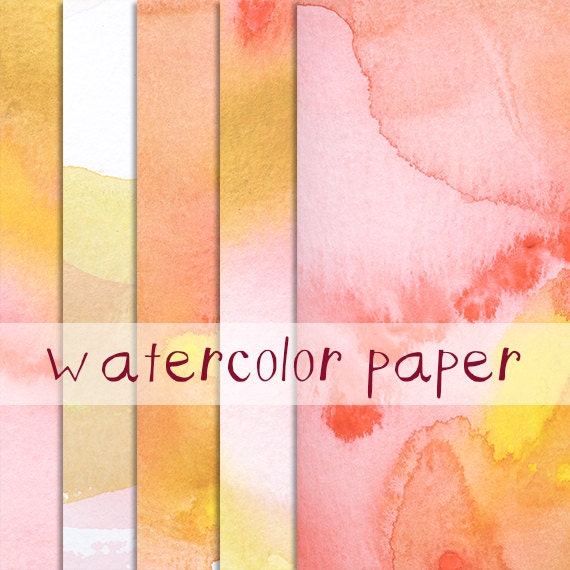 Watercolor Paper Image Pack Clip Art Background Border Etsy