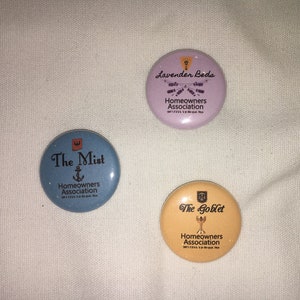FFXIV Homeowners Association ( single 1&quot; pinback button / magnet )