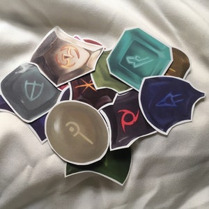 FFXIV Soul Crystal / Job Stone Sticker ( Single 2&quot; or whole set )