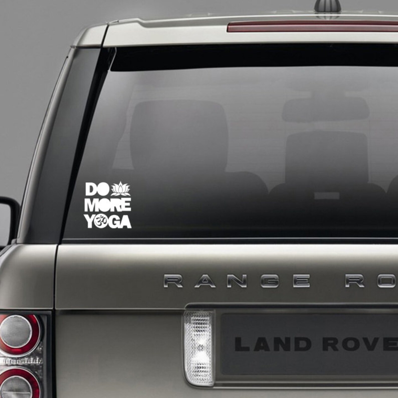 Yoga Decal Decal Sticker Do More Yoga Car Decal Yoga Etsy