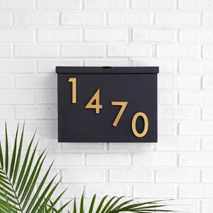 You&#39;ve Got Mail Mailbox, Modern, Letter Box, Steel, Available in Grey, Brown, Rust, Black, Letter Box, Post, Mid Century