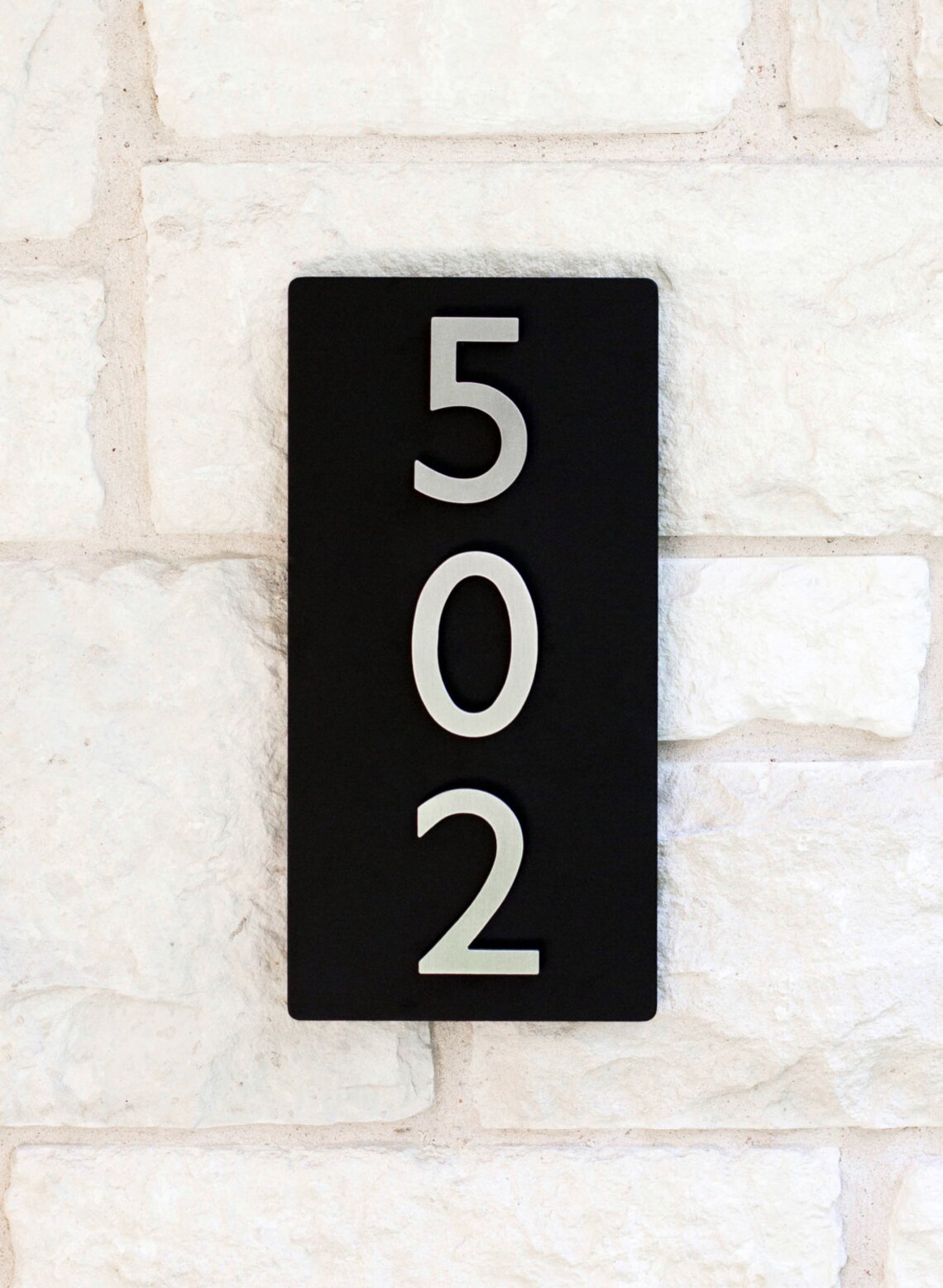 Home Sweet Home Address Plaque W/ Silver or Brass Numbers Etsy