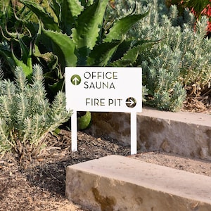 Customizable Metal Yard Sign: Modern Steel Property Signage (14x20) image 13