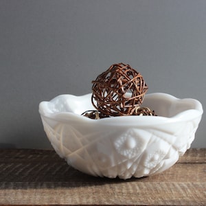 Vintage McKee Milk Glass Bowl