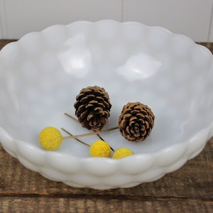 Anchor Hocking Milk Glass Bubble Bowl