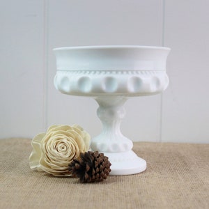 Indiana Glass Kings Crown Thumbprint Compote