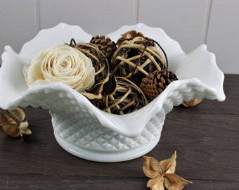 Westmoreland English Hobnail Milk Glass Bowl