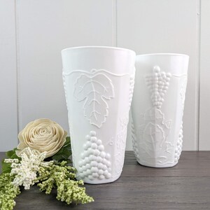 Indiana Glass Milk Glaskolonie Ernte Traubenbecher Set