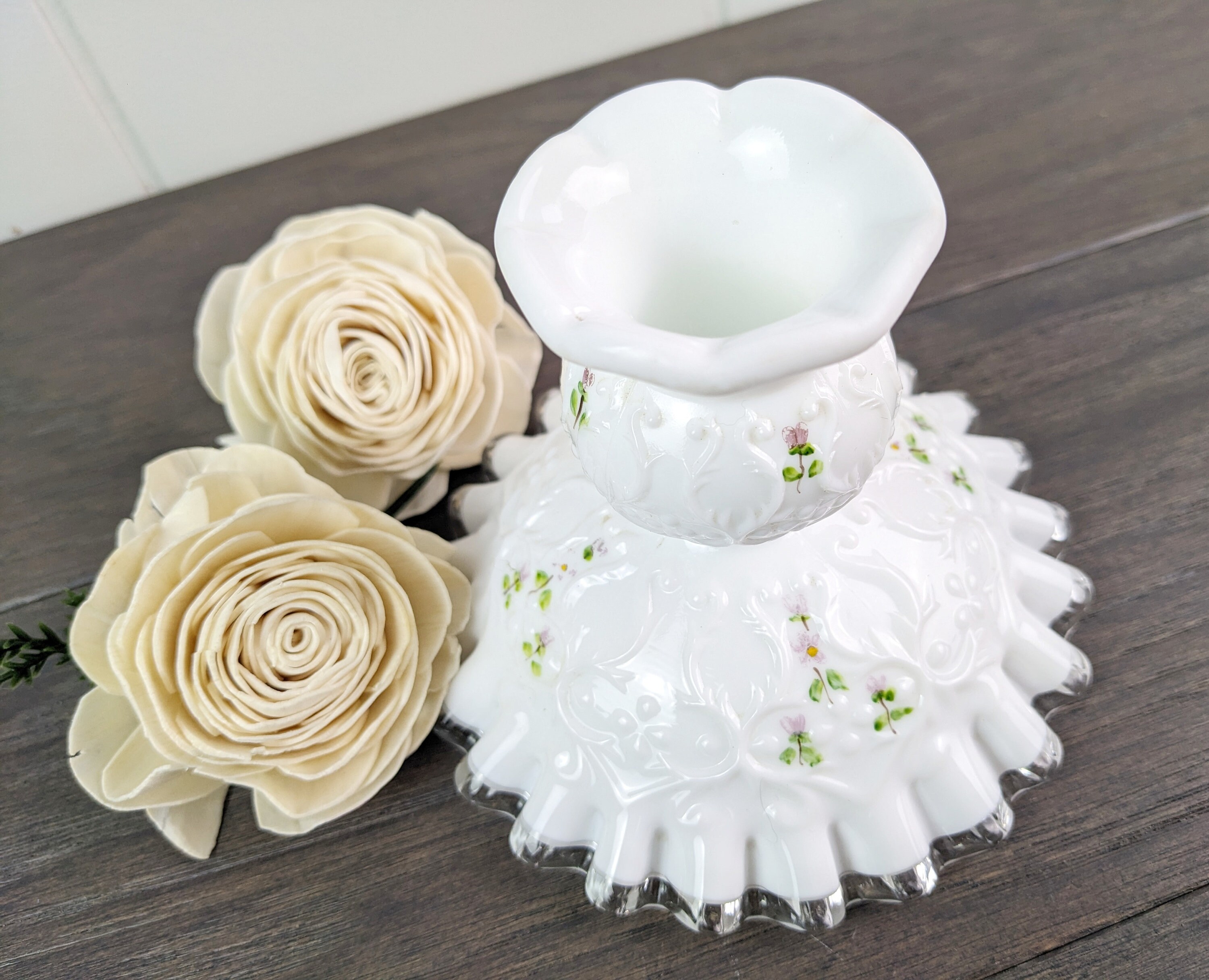 フェントン Fenton シルバークレスト バイオレット フラワーベース