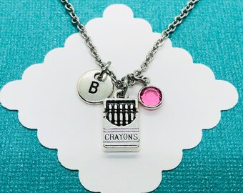 Crayon Box Tassel Necklace-Rainbow Necklace-Back to School-Pencil Necklace-Baby-Toddler-Girls