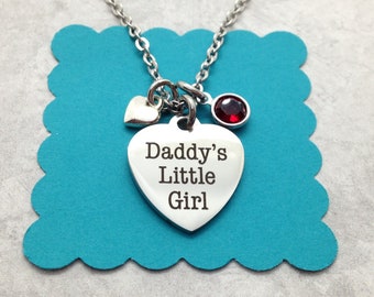 Daddy's Little Girl Necklace, Daughter Necklace, Daughter Gift, Little Girl Necklace, Child's Necklace, Gift from Dad, Daddy's Girl